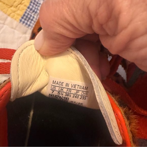 adidas Samba OG Red Leopard - Size 7 - Picture 8 of 9